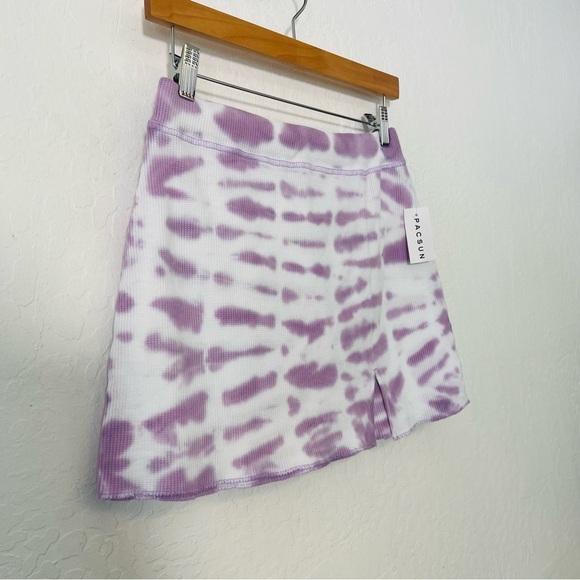 pacsun PacCares Happy Mini Tie-dye Skirt NWT Small - Picture 3 of 7